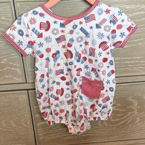 Patriotic Themed Kids Bodysuit
